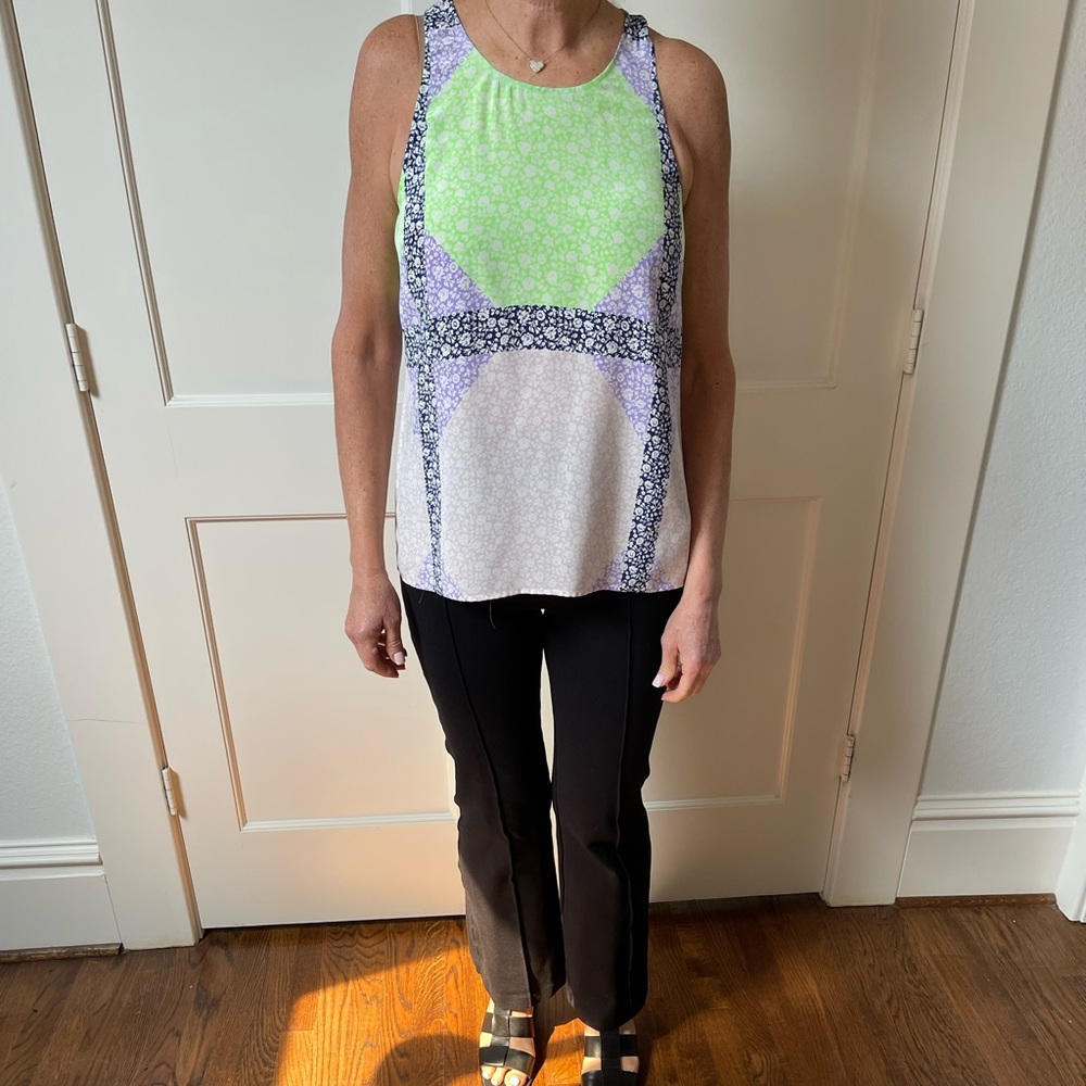 J Crew, Size 10, sleeveless silk blouse
